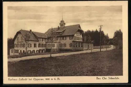 AK Oppenau, Kurhaus Zuflucht, Bes. Chr. Schmelzle