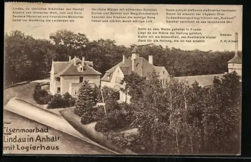 AK Lindau, Eisenmoorbad mit Logierhaus