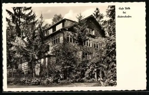 AK Leitershofen, Cafe Völk von Alois Degle