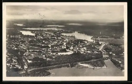 AK Potsdam, Gesamtansicht aus der Vogelschau, Fliegeraufnahme