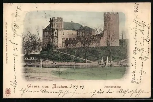 AK Aachen, Frankenberg mit Schloss
