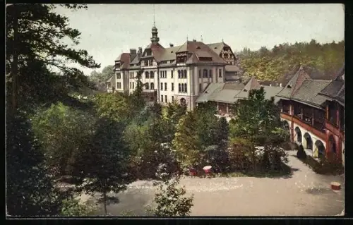 AK Rosbach /Sieg, Heilstätte mit Liegehallen