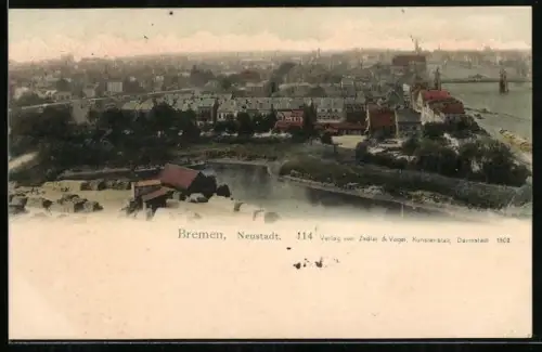 AK Bremen, Blick über die Neustadt