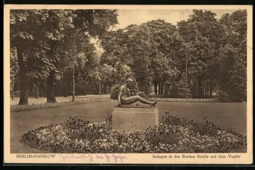 AK Berlin-Pankow, Anlagen an der Breiten Strasse mit dem Vogler