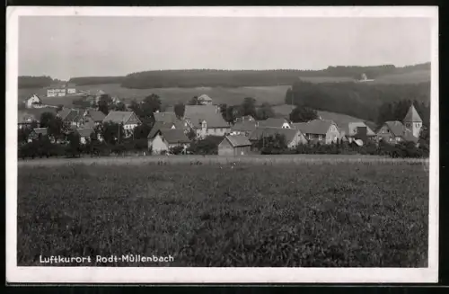 AK Rodt-Müllenbach, Ortsansicht vom Berg aus
