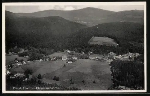 AK Elend /Harz, Teilansicht, Fliegeraufnahme