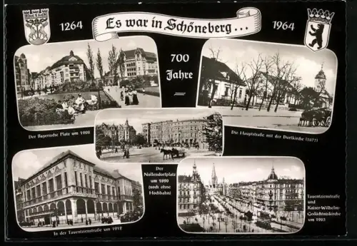 AK Berlin-Schöneberg, Nollendorfplatz, Bayerischer Platz, Tauentzienstrasse