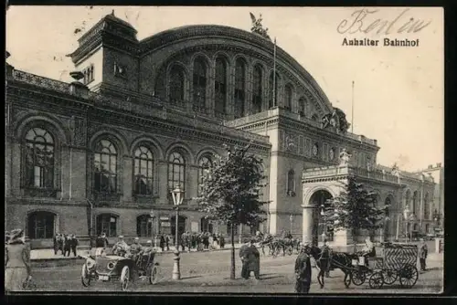 AK Berlin-Kreuzberg, Anhalter Bahnhof