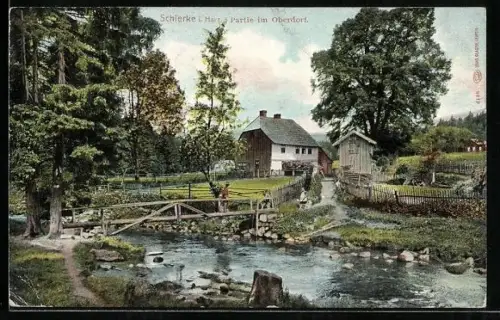 AK Schierke, Partie im Oberdorf