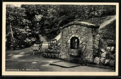 AK Stecklenberg i. H., Radiumquelle