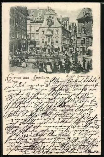 AK Augsburg, Augustusbrunnen