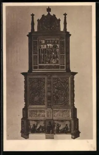 AK Goslar, Goslarer Kunstuhrmuseum, Marktkirchhof 4, Goslarer Original Bergwerkskunstuhr