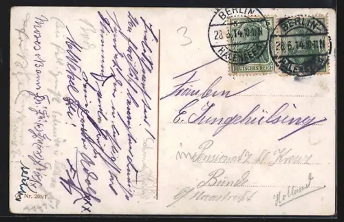 AK Berlin, Totalansicht mit Dom