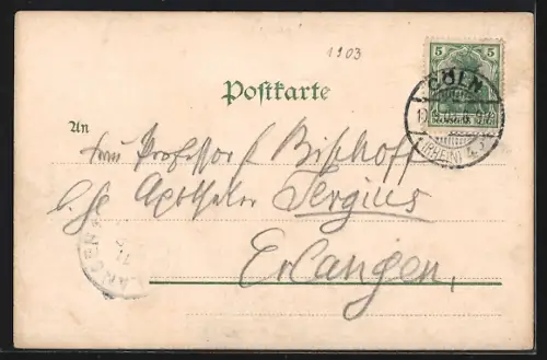 AK Köln a. Rh., Partie an der Post