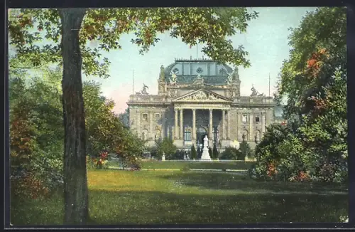 AK Wiesbaden, Königl. Theater