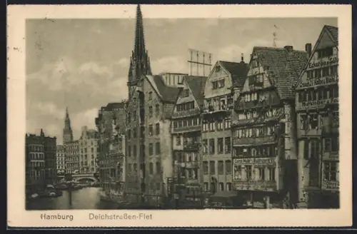 AK Alt-Hamburg, Deichstrassen-Flet