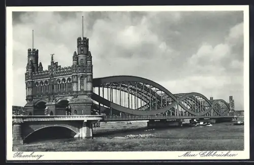 AK Hamburg-Rothenburgsort, Neue Elbbrücken