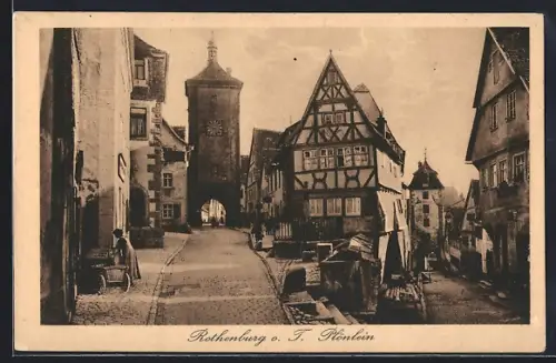 AK Rothenburg o. T., Plönlein