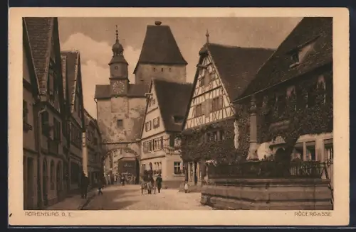 AK Rothenburg o. T., Rödergasse