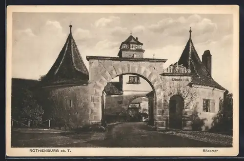 AK Rothenburg ob. T., Rödertor