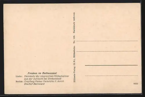 AK Hildesheim, Rathaussaal, Nordseite