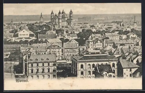 AK Worms, Blick auf den Dom