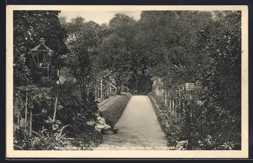 AK Wohldenberg bei Derneburg, Garten des Kurhauses