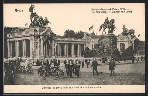 AK Berlin, National-Denkmal Kaiser Wilhelm I.