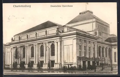 AK Berlin-Charlottenburg, Deutsches Opernhaus