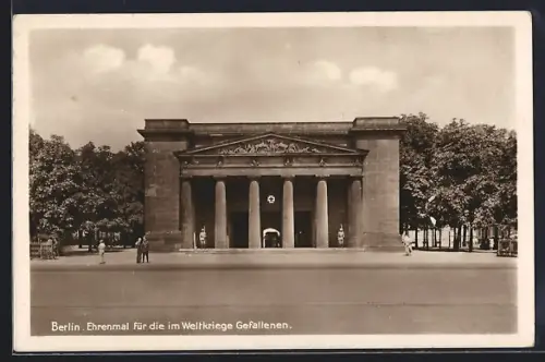 AK Berlin, Ehrenmal für die im Weltkriege Gefallenen