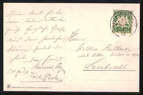 AK Wasigenstein b. Schönau, Ruine mit Panorama