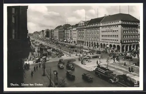 AK Berlin, Unter den Linden, Haus der Schweiz