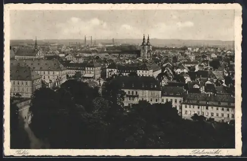 AK Fulda, Totalansicht mit Kirche