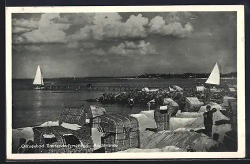 AK Timmendorferstrand, Ostseebad, Am Strande