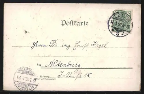 AK Leipzig, Partie am Schwanenteich