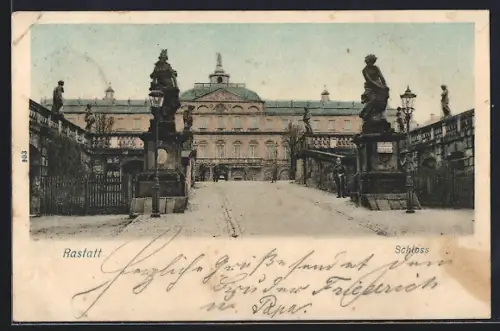 AK Rastatt, Wache vor dem Schloss