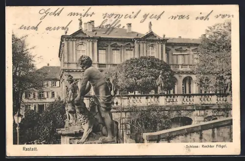 AK Rastatt, Schloss: Rechter Flügel