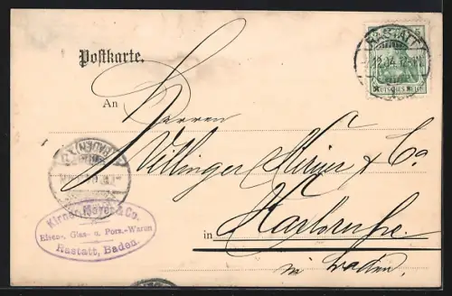 AK Rastatt /Baden, Kirner, Meyer & Co.