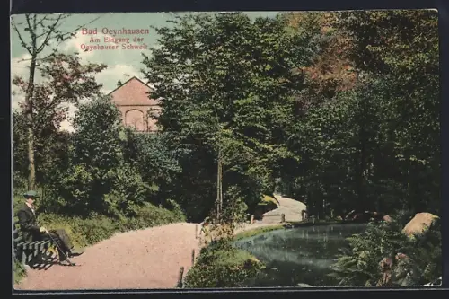 AK Bad Oeynhausen, Am Eingang der Oeynhauser Schweiz