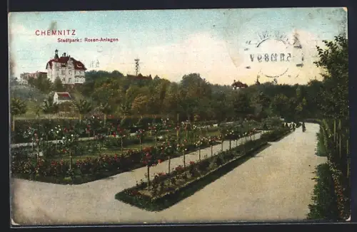 AK Chemnitz, Rosen-Anlagen im Stadtpark