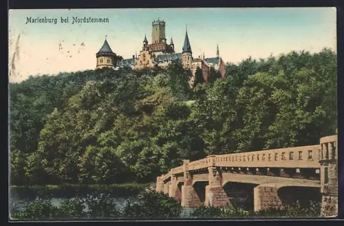 AK Nordstemmen, Marienburg mit Brücke