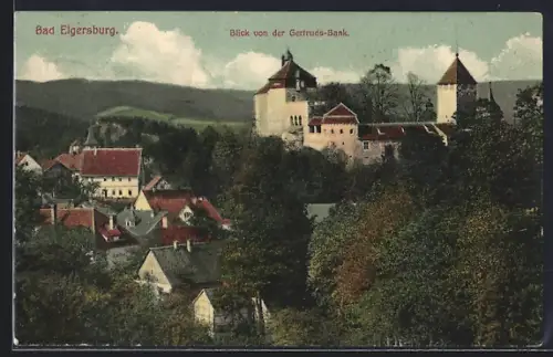 AK Bad Elgersburg, Blick von der Gertruds-Bank