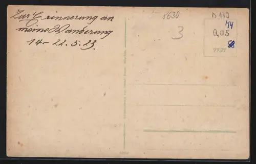 AK Coburg, Schloss Ehrenburg mit Anlagen