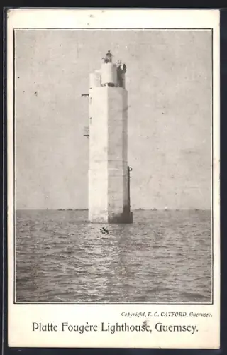AK Guernsey, Platte Fougère Lighthouse