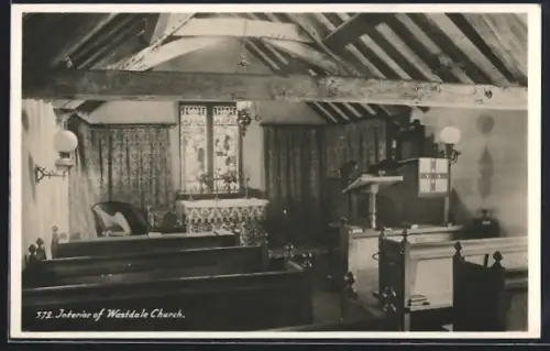 AK Wastdale, Interior of Wastdale Church