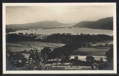 AK Windermere, View from Troutbeck