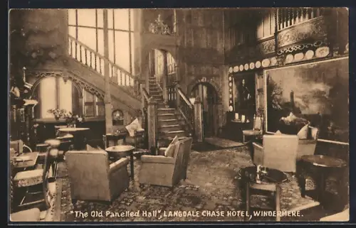 AK Windermere, Langdale Chase Hotel, The Old Panelled Hall