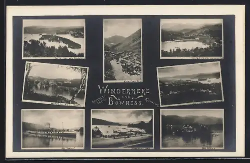 AK Windermere, The Ferry, Bell Isle and Bowness, Kirkstone Pass