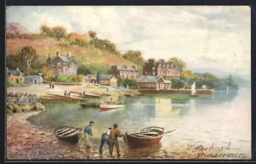 Künstler-AK Windermere Waterhead