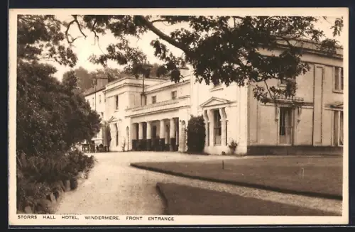 AK Windermere, Storrs Hall Hotel, Front Entrance